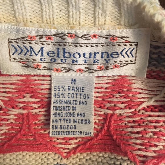 Melbourne Country Cardigan Pastel Tribal s… - Picture 6 of 8